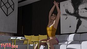 In this cartoon porn, mistress teacher seduces her student