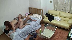 Secret filming reveals sister's hidden desires near parents' home.