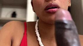 Teen 18+ Girlfriend Gives Pov Blowjob To Huge Cock