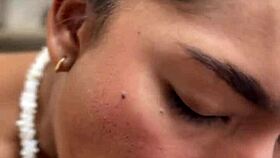 Teen 18+ Girlfriend Gives Pov Blowjob To Huge Cock