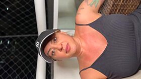 Caught Cassiana and Massaged Her Wet Pussy