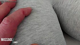 Yoga pants - gotta touch her teen 18+ pussy now!