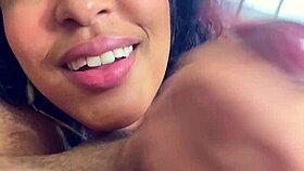 casual blowjob and handjob session in everyday setting