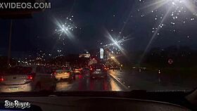 I gave a big blowjob in the car until I got a lot of cum.