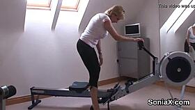 Cheating British Milf Lady Sonia Reveals Her Huge Hooters With Passion