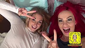 pina popp and amy starr licking each other