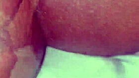 Wet Dripping Creamy Pussy Begs for Attention in Hairy Ebony Delight