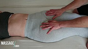 Yoga pants - gotta touch her teen 18+ pussy now!