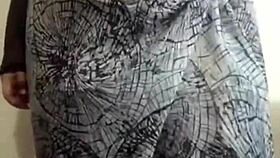 indian wife teases while playing with her body in solo action