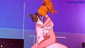 Chitose Kisaragi and Excellen Browning Engage in Intense Lesbian and Futanari Sex