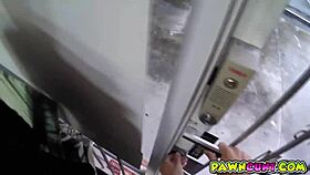 I slipped her a tip, yeah, the tip of my thick cock for a sneaky blowjob