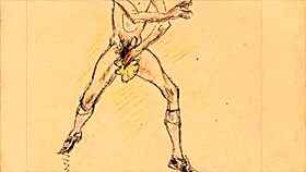 Vintage Erotic Illustration with Detailed Retro Anime Style and Classic Hentai Themes