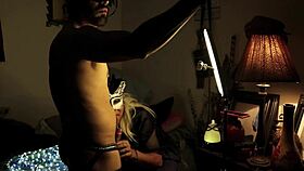 My friend Yesi gets HORNY and we have SEX in masks