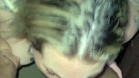 The putita sucked it all and got cum on her face