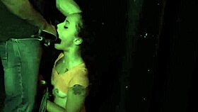 This teen with big tits is masturbating in the car