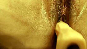 i watched mila test a real dildo on the fucking machine, her pussy creampied in pov