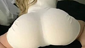 Snowbunny's clothes get ripped by BBC before intense fucking and creampie.