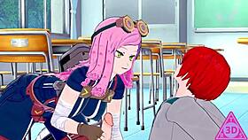 Koikatsu mei hatsume and shoto todoroki in hentai videos with sex scenes, blowjobs, handjobs, and cumshots from the real 3d stories 1 4
