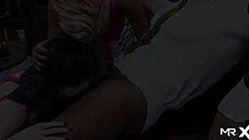 This fashionbusiness episode features a double blowjob scene