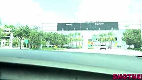 pretty angel flies cross country for first porn scene