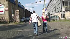 Fremder Vom Bahnhof Leipzig Fickt Teen 18+ Deutsch Kira Outdoor German Teen 18+