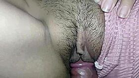 xxx stepdaughter alone at home watching tv, horny and wet