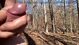 Adventurous Hiker Explores Trails Naked Amidst Natural Surroundings