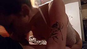 petite brunette teen rides monster cock on halloween night.