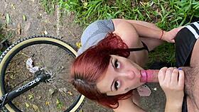 Hey, hired this maid and she sucked me on the way!