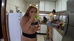 trix mendes behind cameras at ted's mansion during party photoshoot