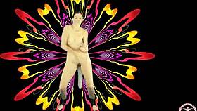 my sweet dancing to asian music with the psychedelic background part 1