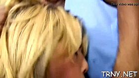 Wow, this tranny beauty gives an amazing blowjob and hardcore fuck!