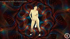 my sweet dancing to asian music with the psychedelic background part 1