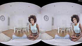 newlywed bride in virtual reality