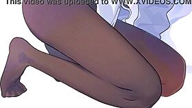 feel the rush as furina guides your femdom feet stroke to a quick climax.