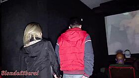 TRAILER MINHA 1ST TIME GANGBANG IN CINEMA PORN PART 1-2!