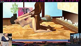 jonnystone takes home asian in interracial anime hentai cartoon