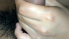 Latina amateur receives prostate massage and oral