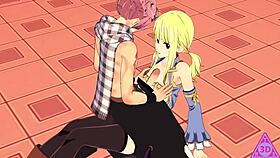 lucy natsu fairy tail hentai videos blowjob handjob horny and cumshot gameplay porn uncensored thereal3dstories