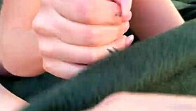 Blonde Teen Kiara Cole's Emotional Public Sex After Break-In POV