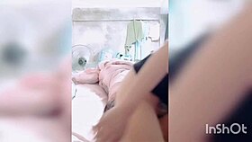 Asian beauty gets a facial and a creampie in this cosplay video