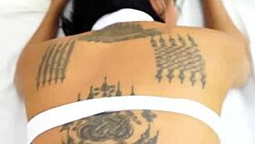 Asian Girlfriend Endures Hard Doggystyle Fuck