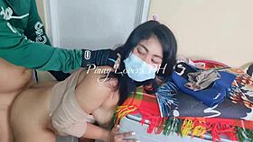 Call center agent gets roughly fucked by horny delivery rider in scandalous hardcore scene