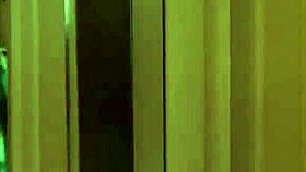 skinny blonde teen teases first time threesome