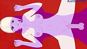 want to see alice nakiri and rindo kobayashi have intense sex with creampie in this hentai?