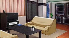 A master and his beautiful servant play a game leading to creampies in both holes.