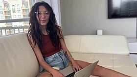 Step siblings explore nudism fantasy 😏