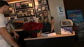 i'm the club manager with big tits for cumshot