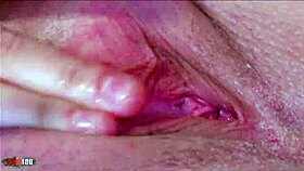 Sexy Brunnette Lizzy Doll Stripping on the Bed