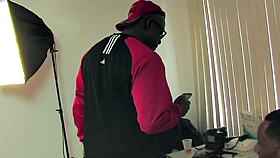 Behind the scenes, Stephanie Reigns the slut gets anal fucked bent over in doggystyle